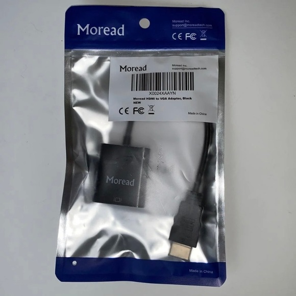 Moread HDMI to VGA Adapter Black - Picture 1 of 2